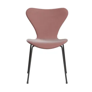 Fritz Hansen Series 7™ Chair Full Upholstery, Warm Graphite/Belfast Velvet Misty Rose
