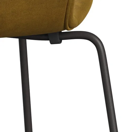 Fritz Hansen Series 7™ Chair Full Upholstery, Warm Graphite/Belfast Velvet Soft Ochre