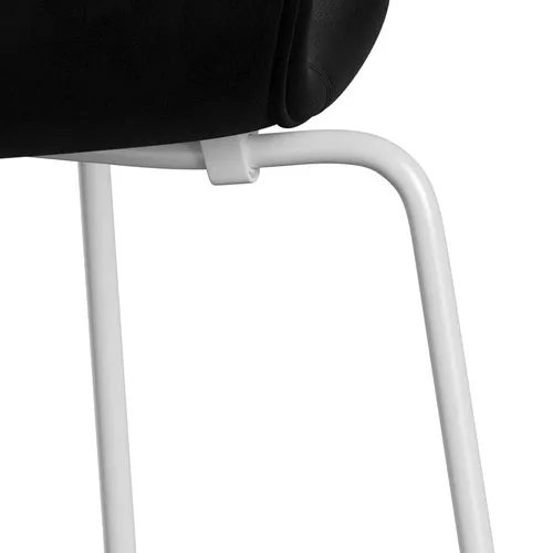 Fritz Hansen Series 7™ Chair Full Upholstery, White/Belfast Velvet Night Black