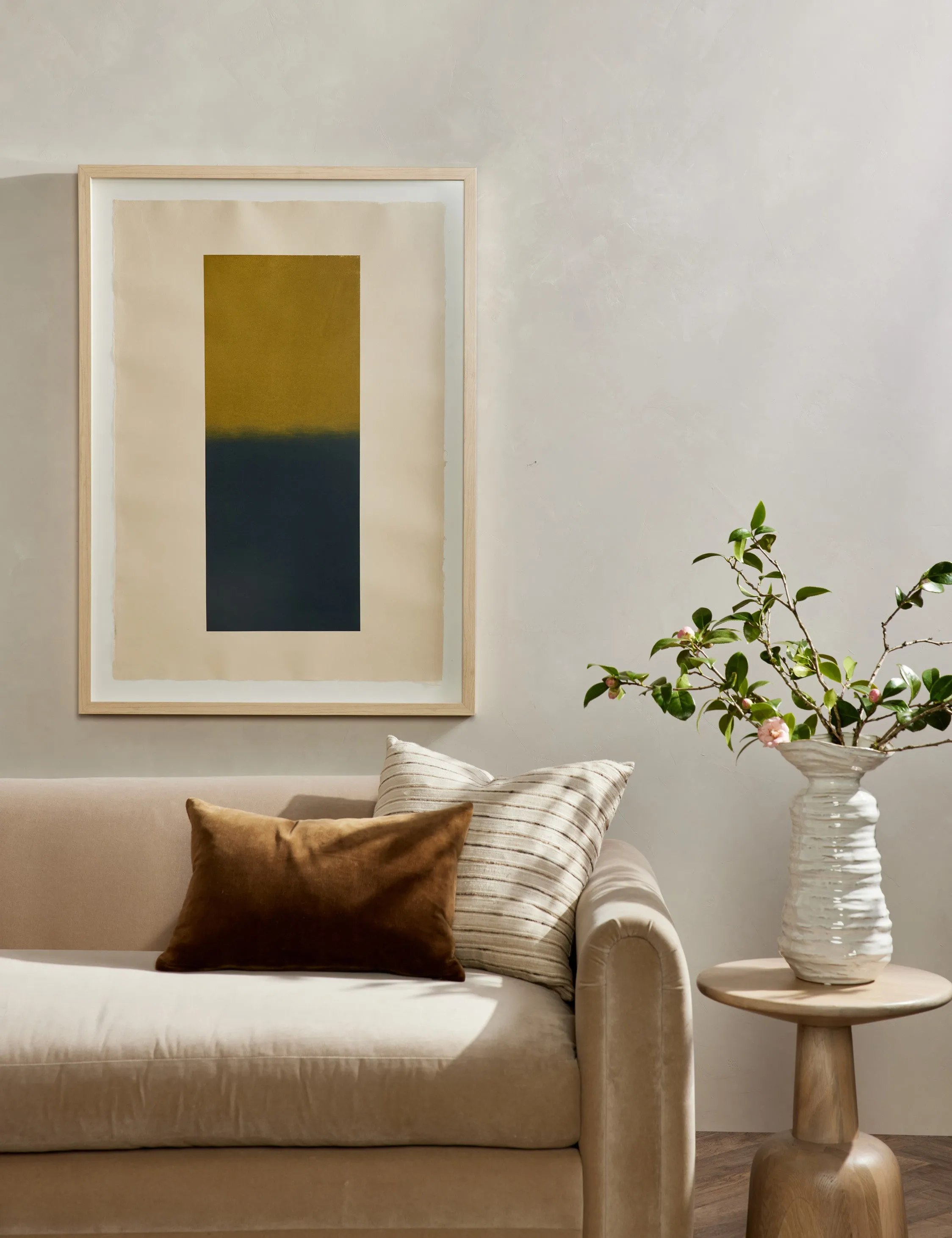 Gradient Silkscreen Wall Art by Visual Contrast Lulu and Georgia
