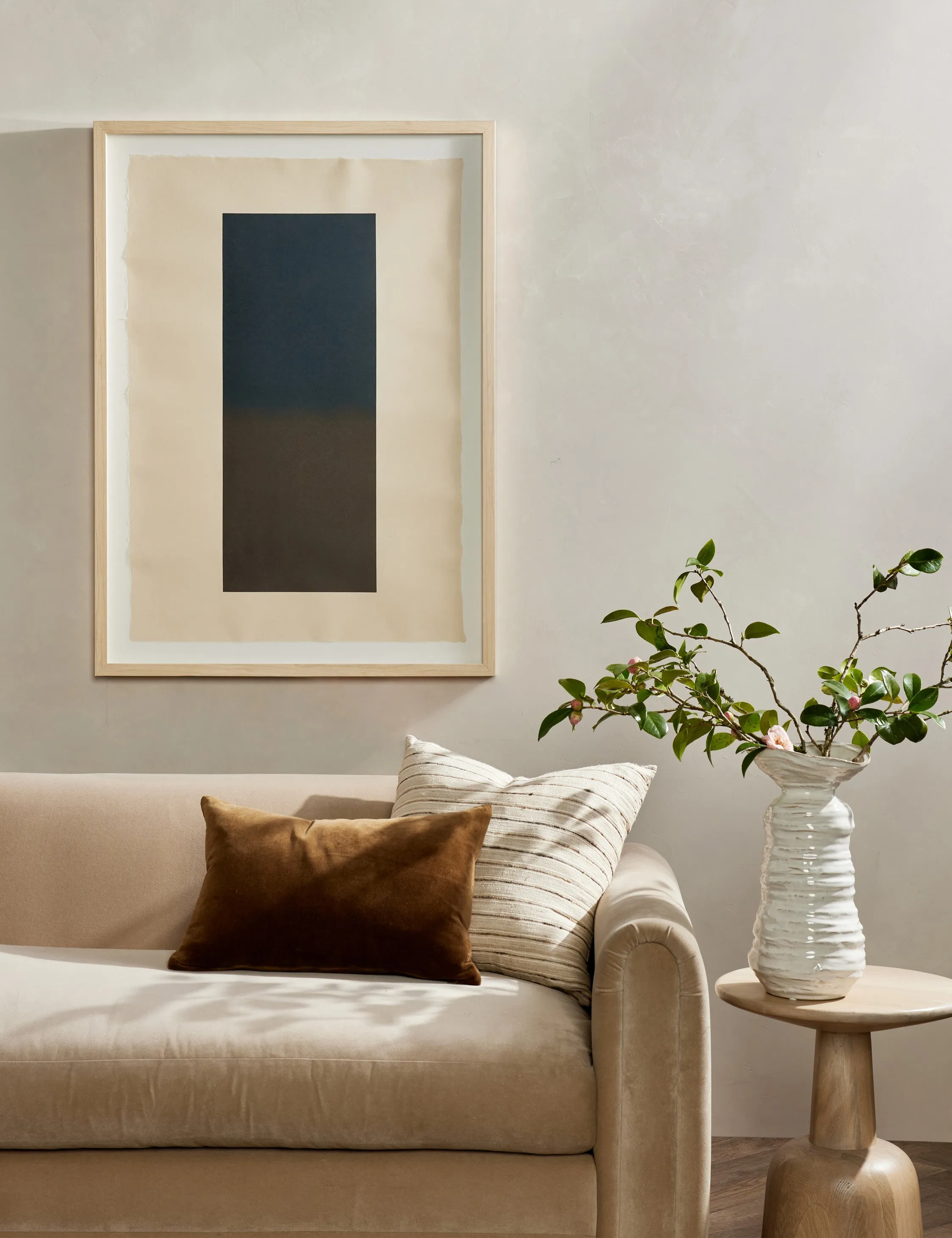 Gradient Silkscreen Wall Art by Visual Contrast Lulu and Georgia
