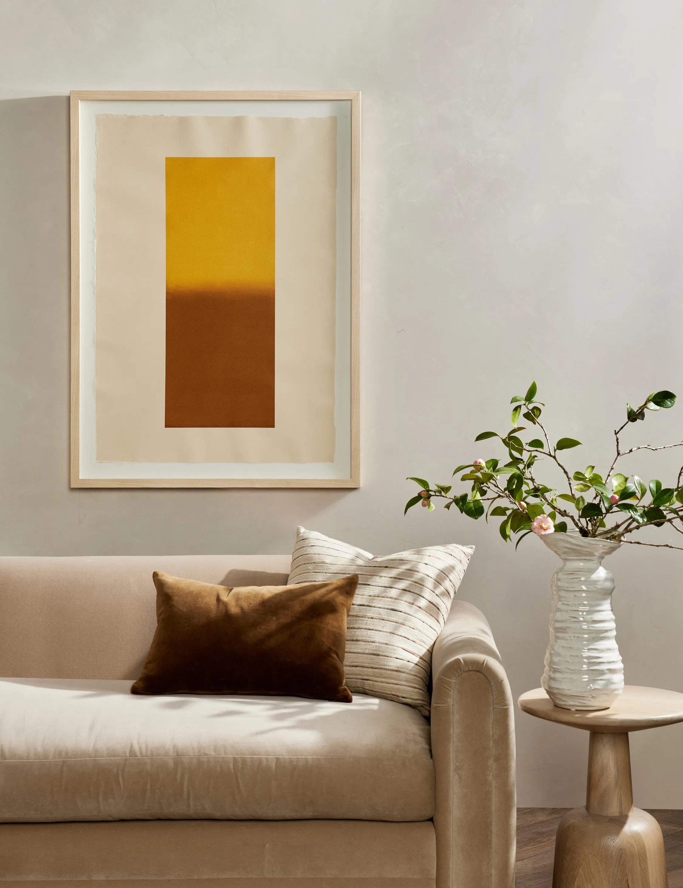 Gradient Silkscreen Wall Art by Visual Contrast Lulu and Georgia