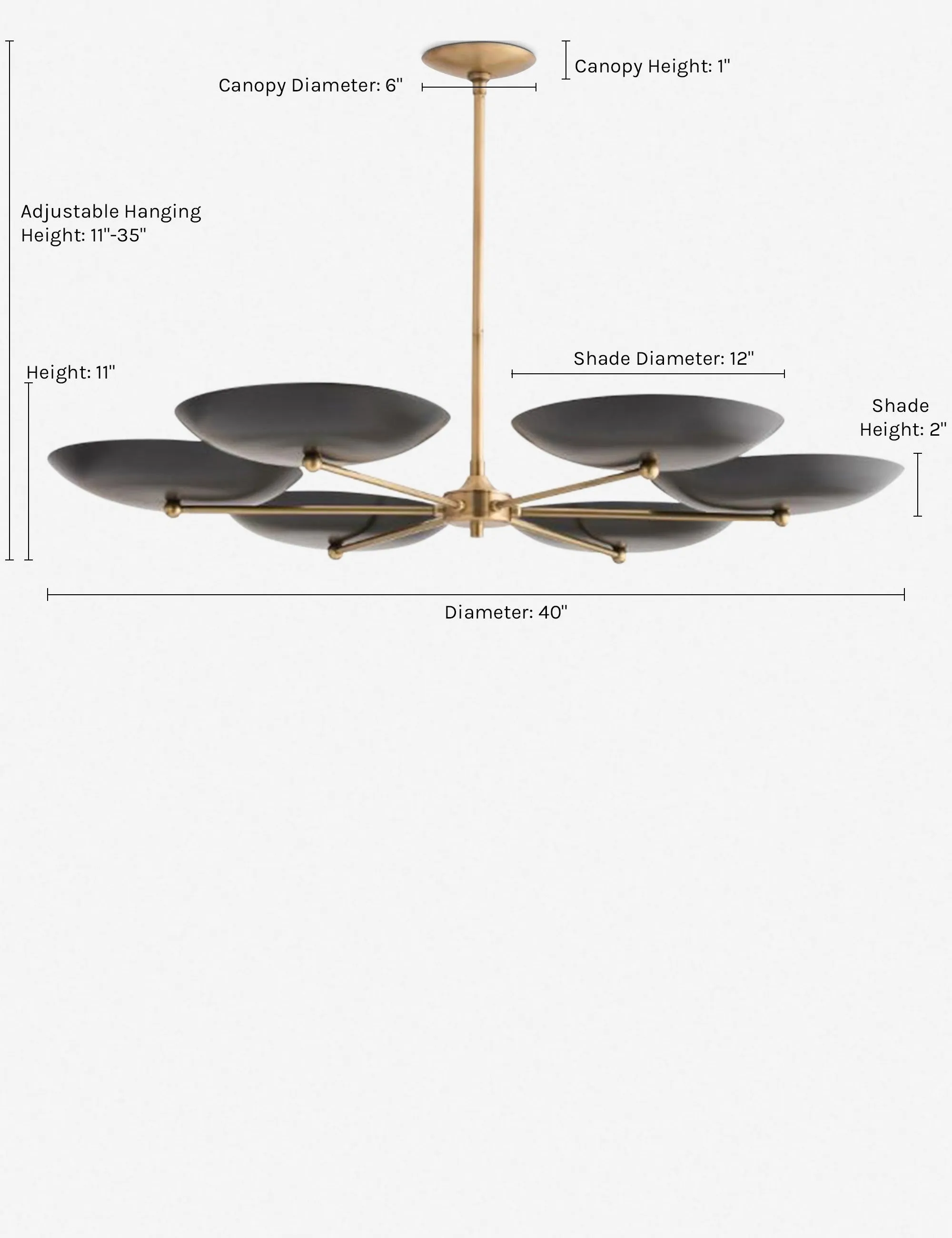 Griffith Chandelier by Arteriors Lulu and Georgia