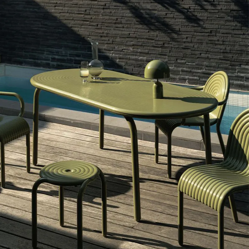 Groove Obround Dining Table