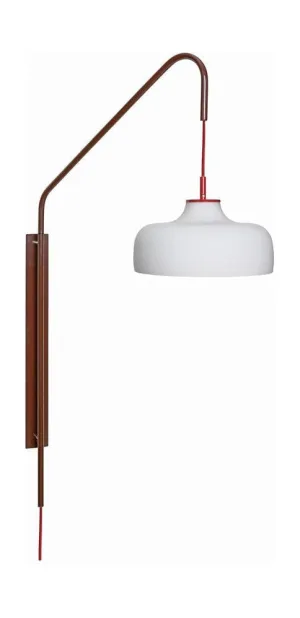 Hübsch Current Wall Lamp, Red