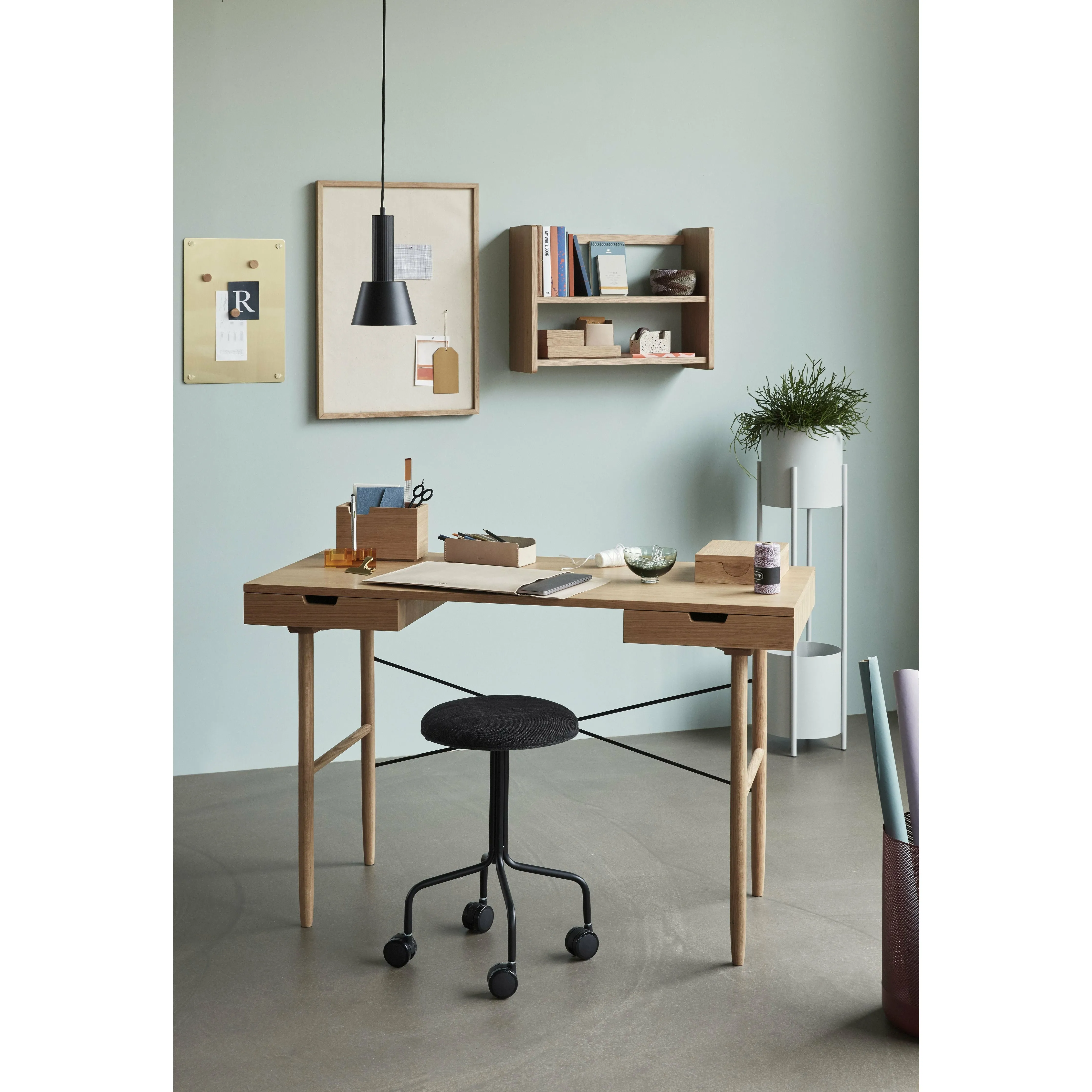 Hübsch Mono Lamp Metal Black