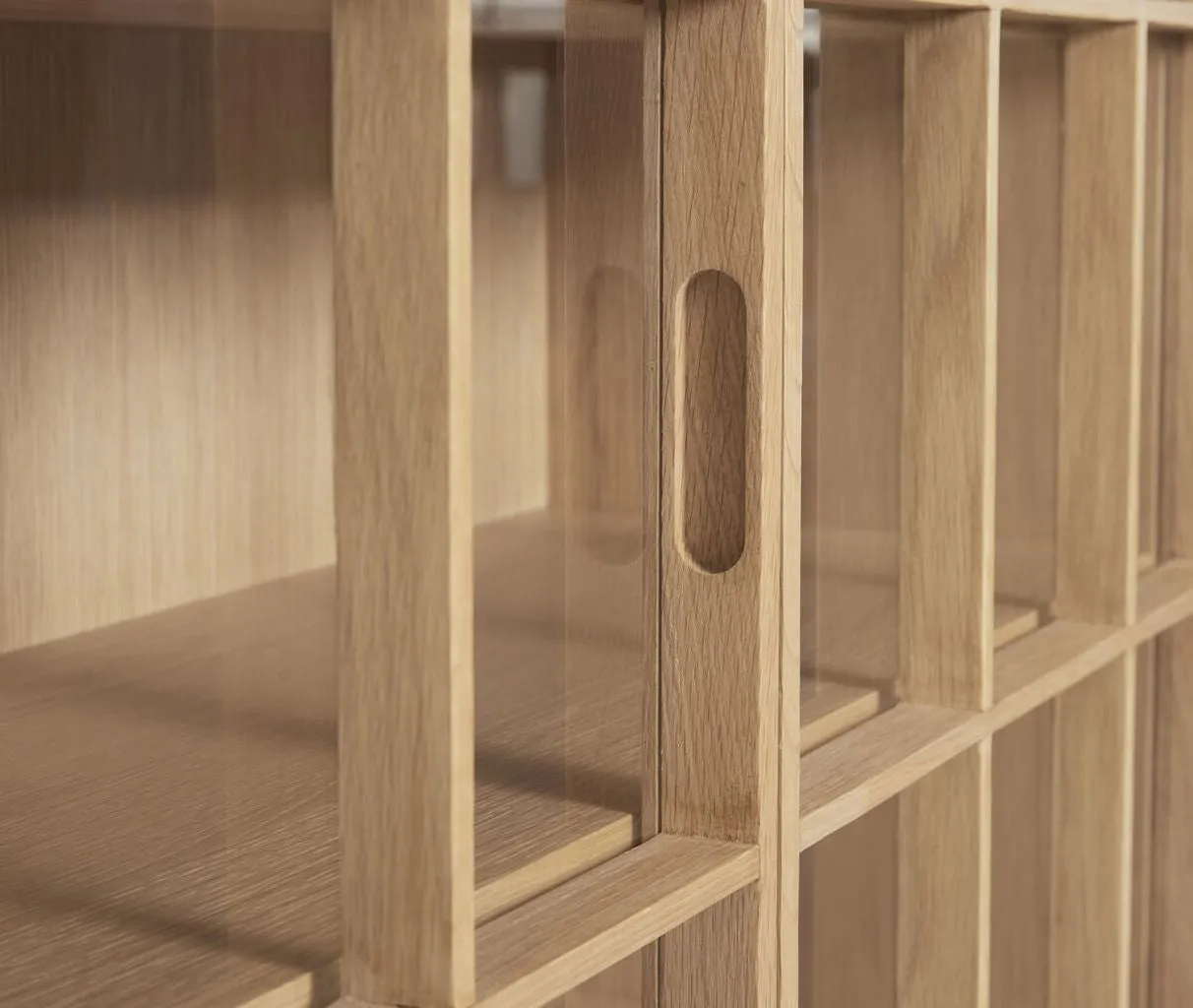 Hbsch Shoji Cabinet Wide Natural