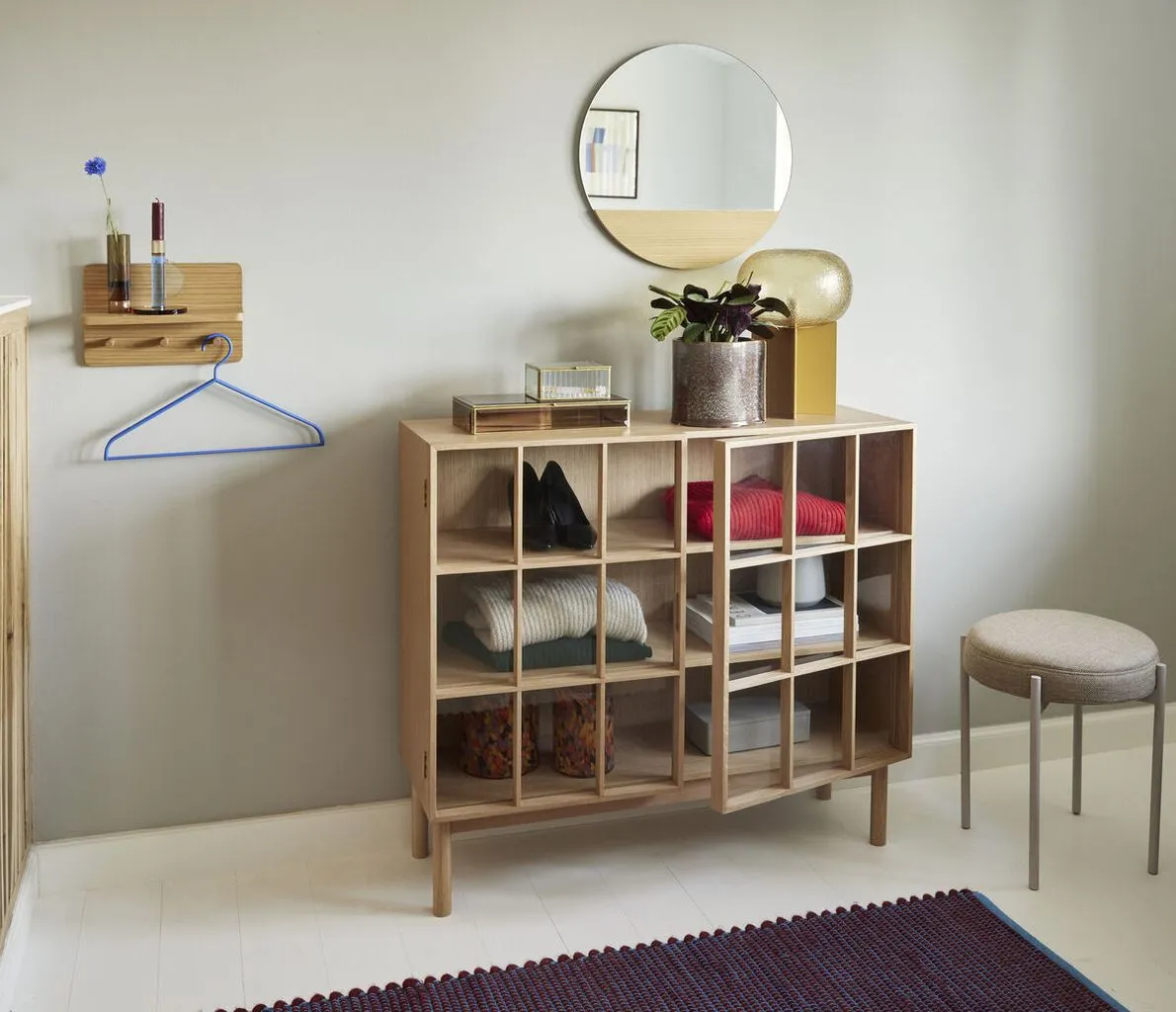 Hbsch Shoji Cabinet Wide Natural