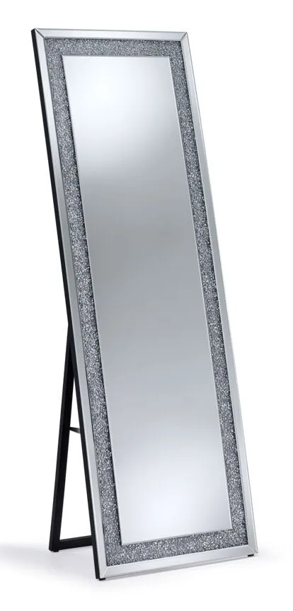 Hollywood Standing Mirror - Silver