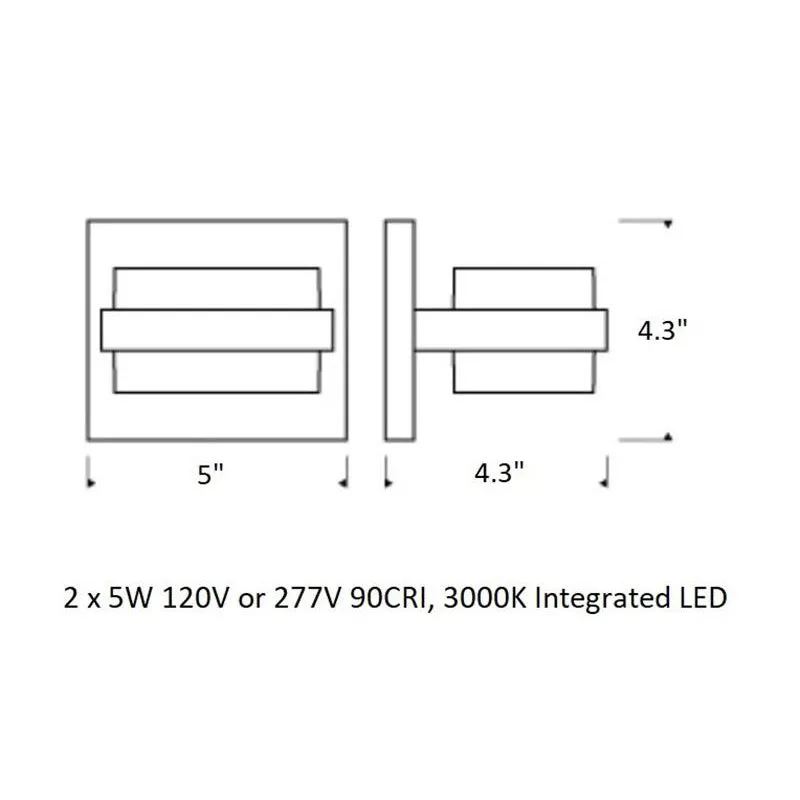 Kamden Single Bath Light