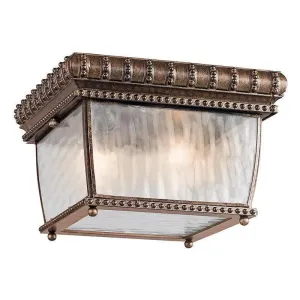 Kichler Rain Brushed Bronze Outdoor Porch Ceiling  Ceiling Lantern