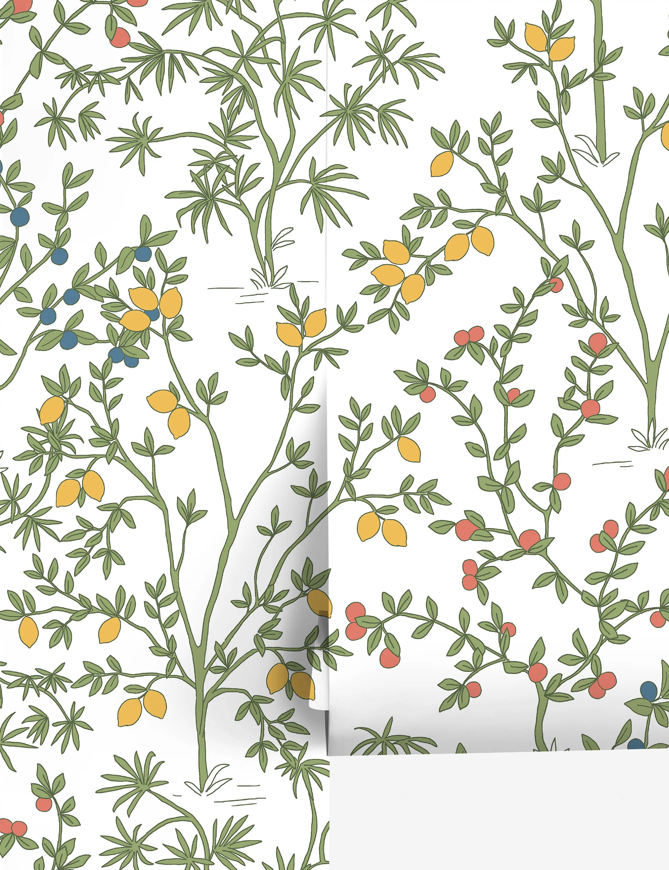 Lemon Grove Peel   Stick Wallpaper by Erin & Ben Co. Lulu and Georgia