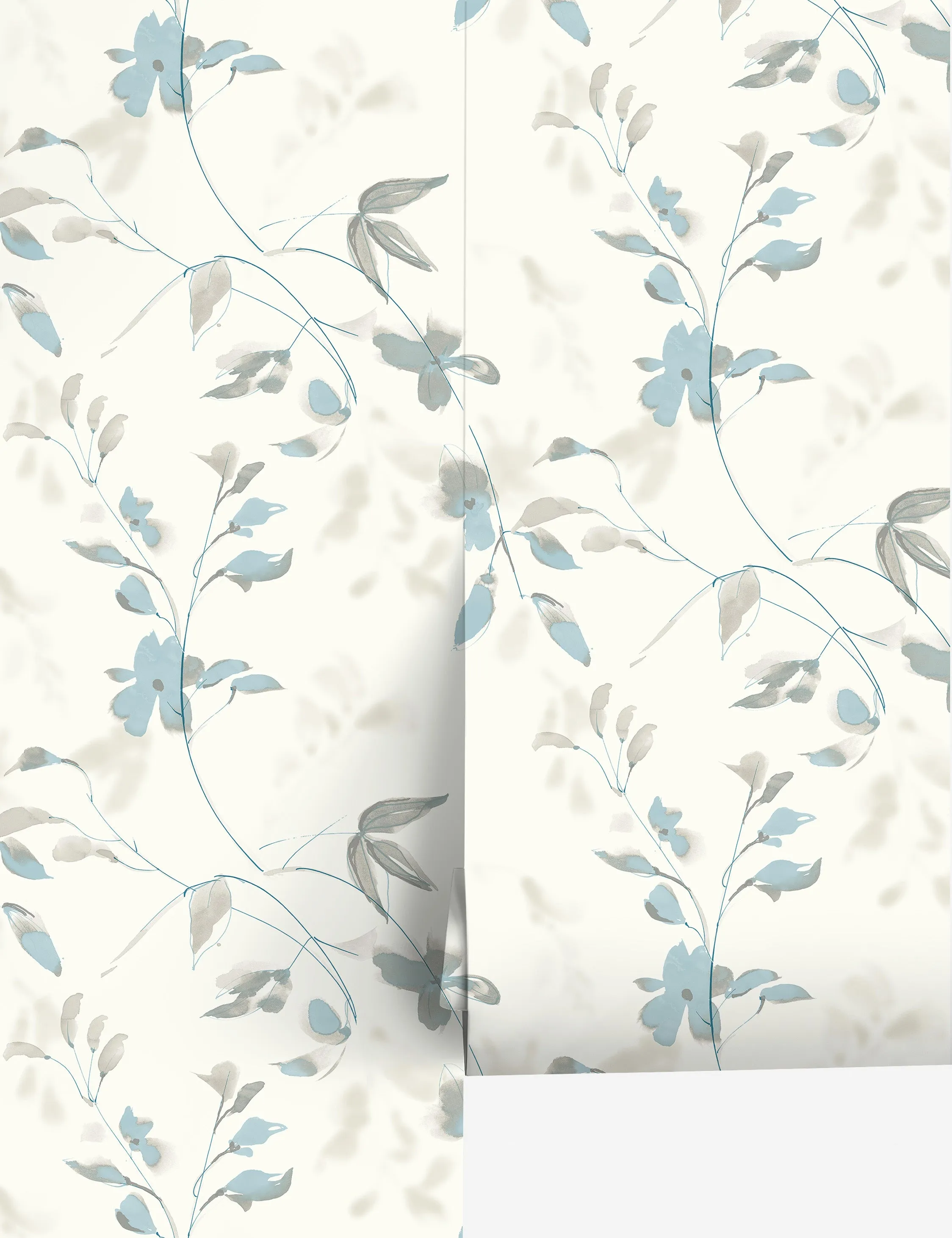 Linden Flower Premium Peel   Stick Wallpaper Lulu and Georgia