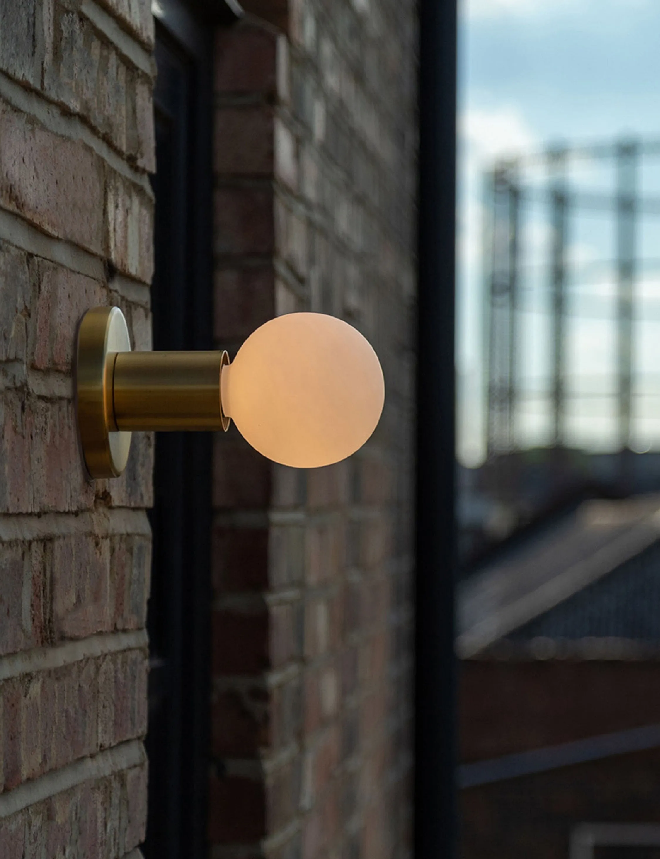 Lochan Outdoor Sconce with Sphere III by Tala Lulu and Georgia