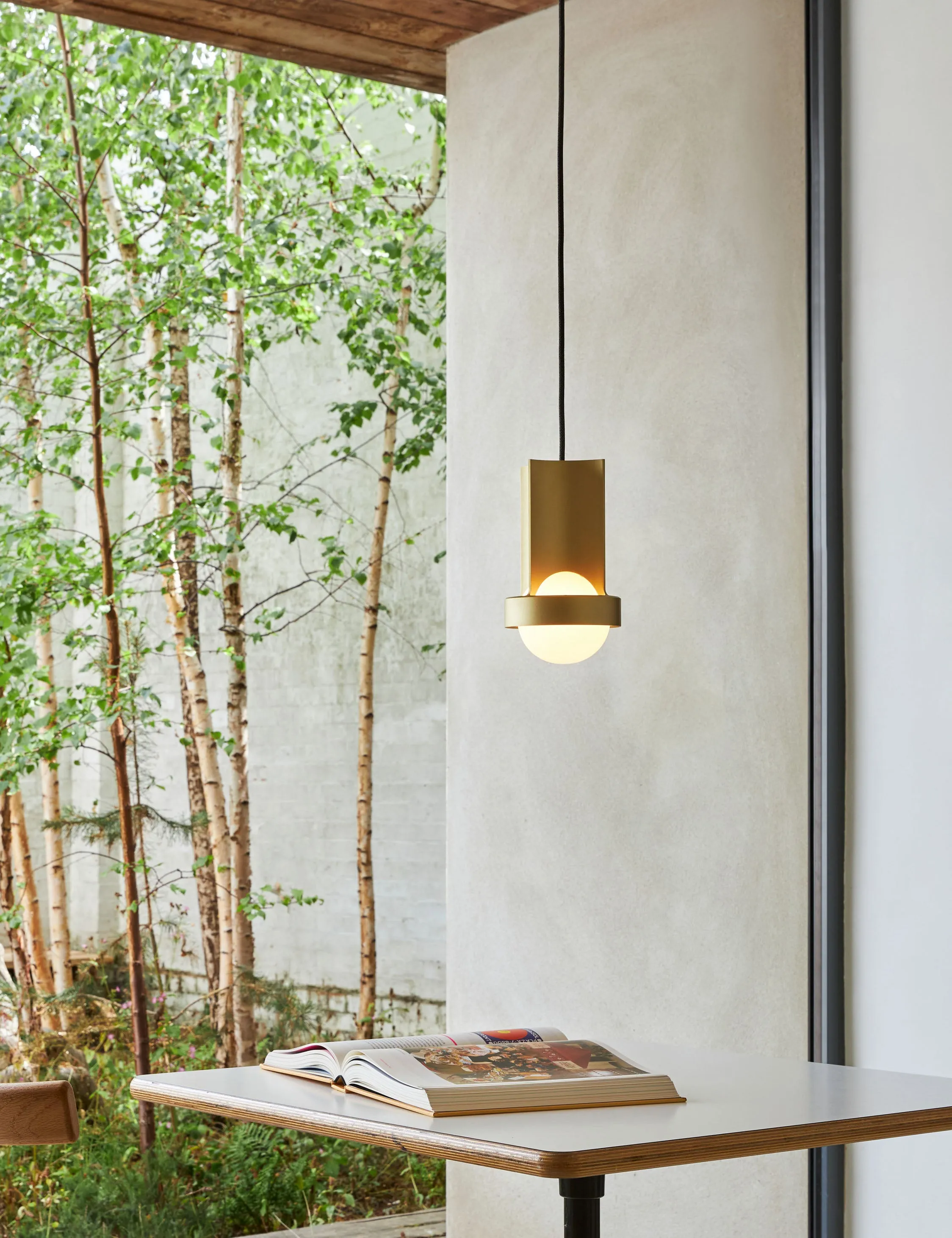 Loop Pendant Light with Sphere III by Tala Lulu and Georgia