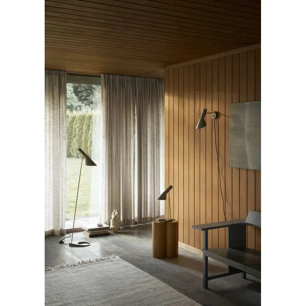 Louis Poulsen Aj Wall Lamp Hardwired, Brass/Warm Grey