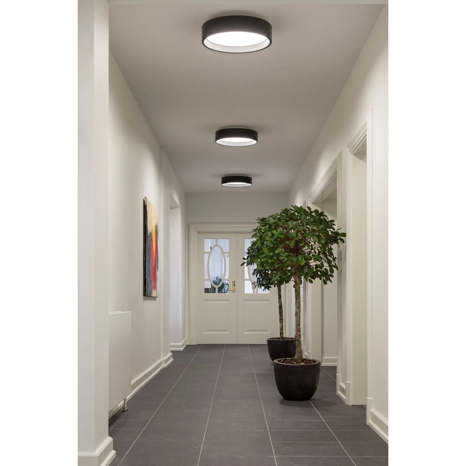 Louis Poulsen Lp Circle Surface Mounted Lamp ø 260 Mm, Pale Kerosene