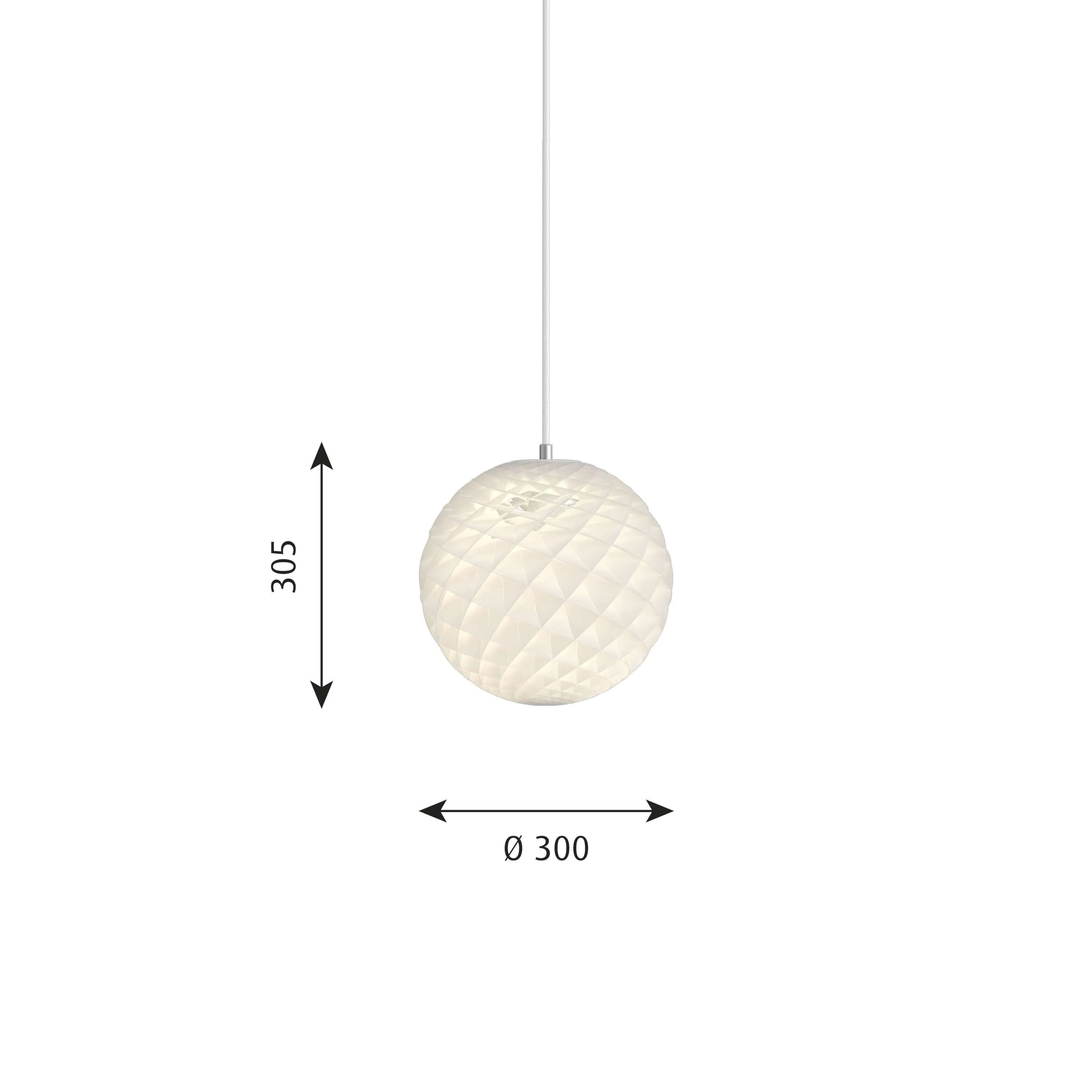 Louis Poulsen Patera Pendant White ø 300