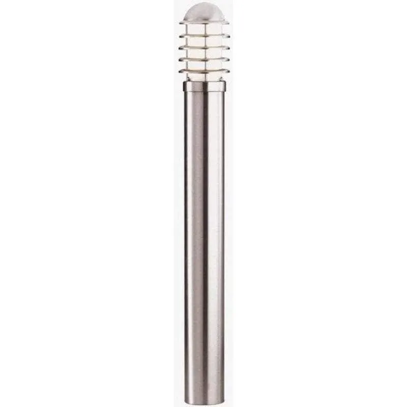 Louvre Large Stainless Steel Outdoor Bollard Light