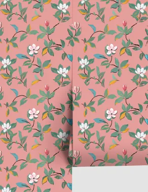 Magnolias Wallpaper by Paule Marrot Lulu and Georgia
