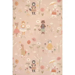 Majvillan Wallpaper Catwalk Sweet Pink (Pre-Order; Est. Delivery in 2-3 Weeks)