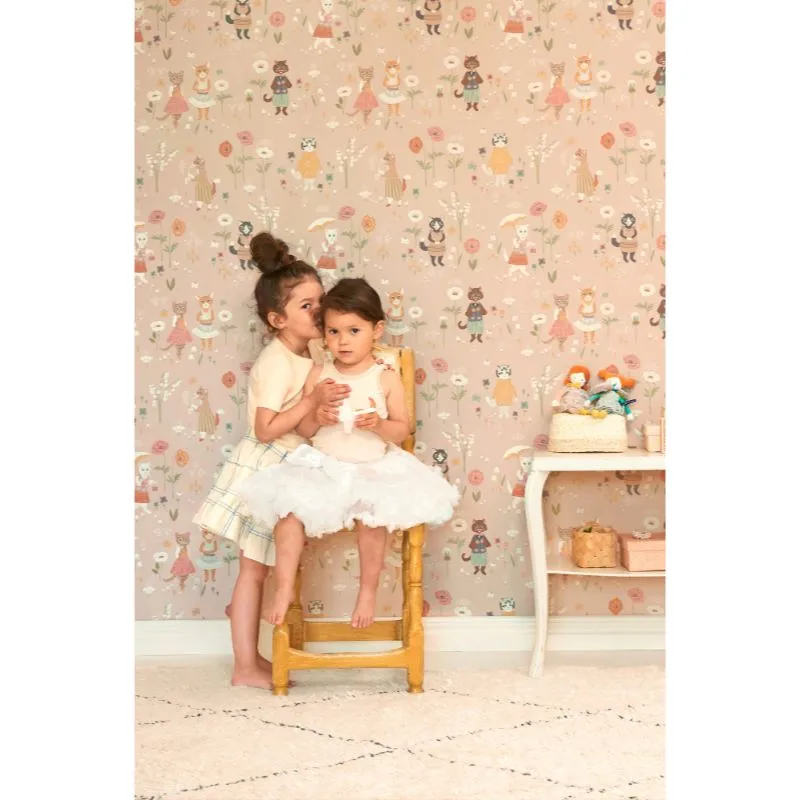 Majvillan Wallpaper Catwalk Sweet Pink (Pre-Order; Est. Delivery in 2-3 Weeks)