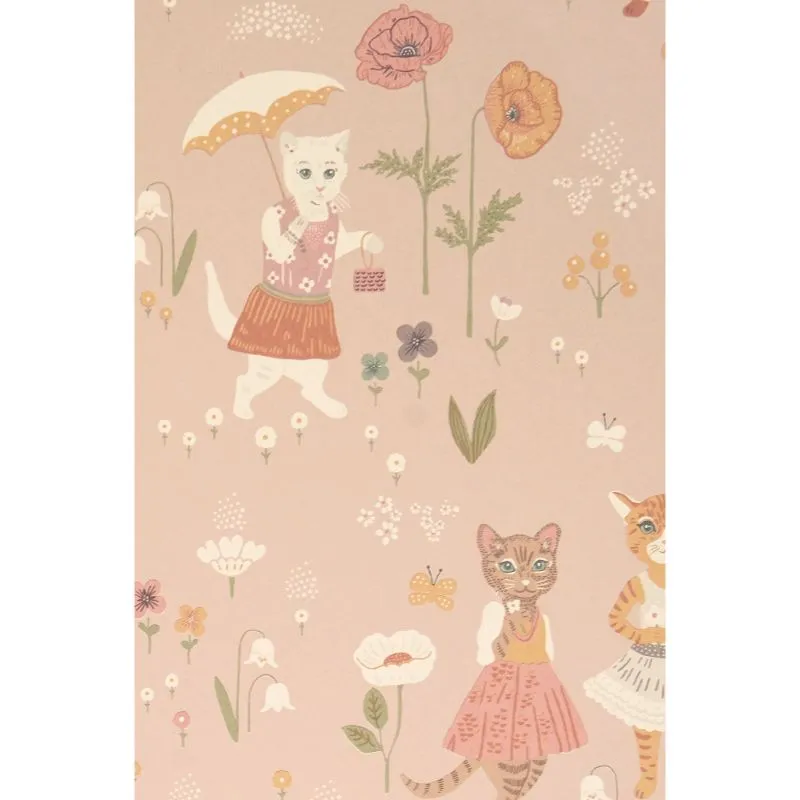 Majvillan Wallpaper Catwalk Sweet Pink (Pre-Order; Est. Delivery in 2-3 Weeks)