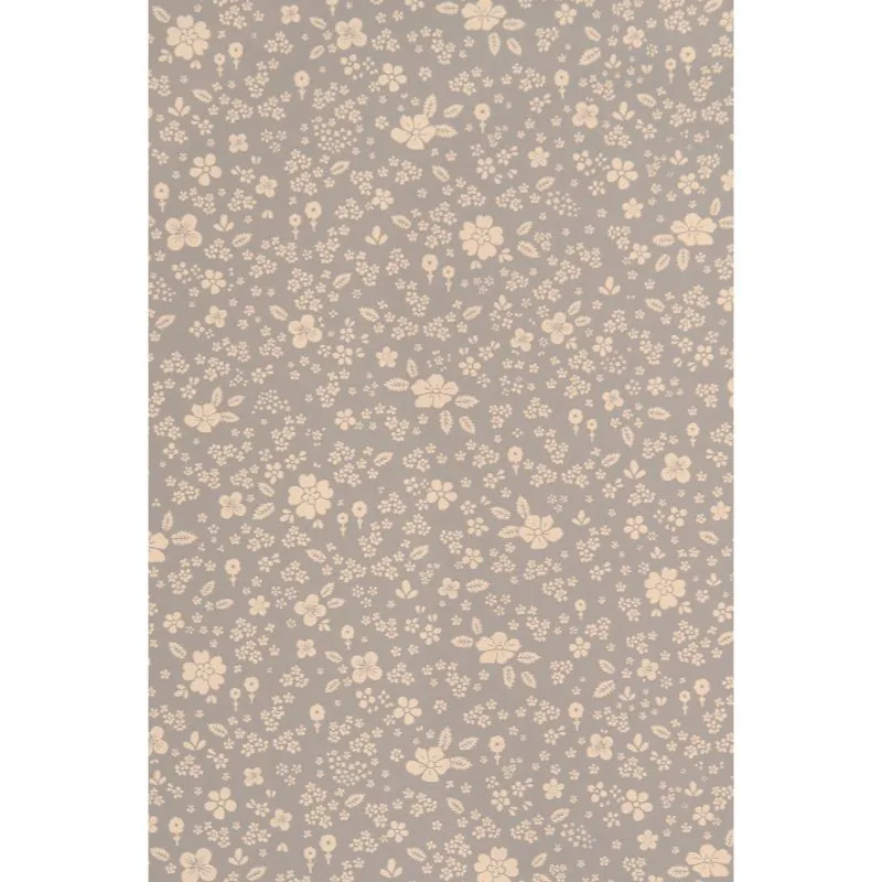 Majvillan Wallpaper Flora Dusty Blue (Pre-Order; Est. Delivery in 2-3 Weeks)