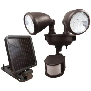 MAXSA Innovations 44216 Dual-Head Solar Spotlight (Dark Bronze)