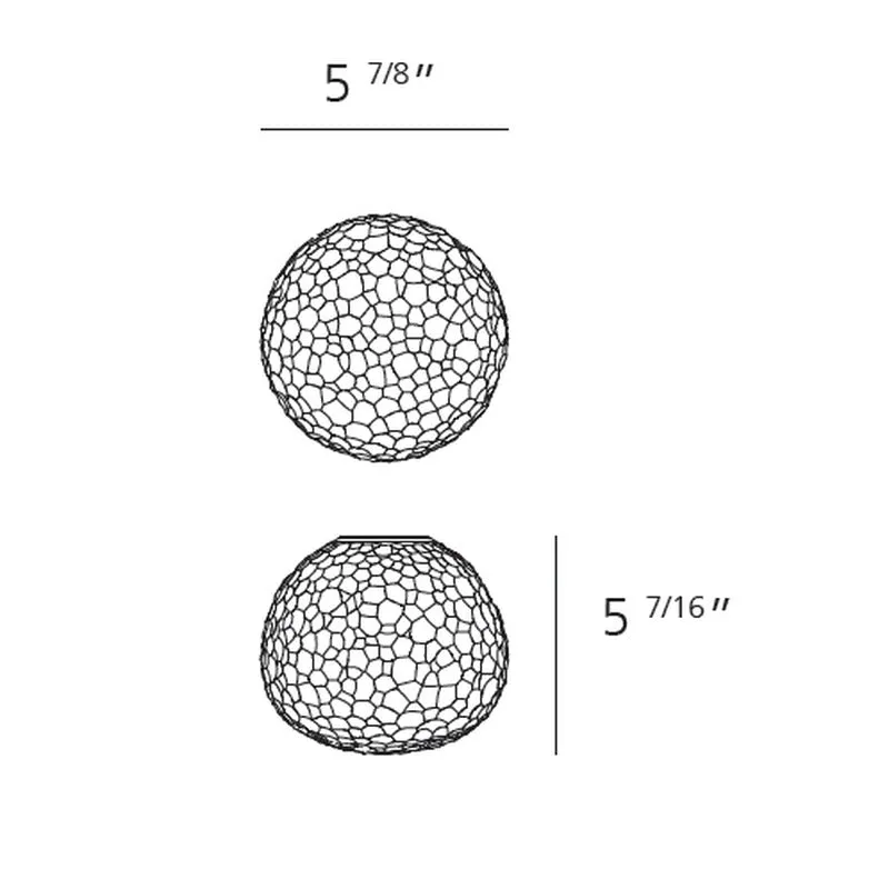 Meteorite Wall or Ceiling Light