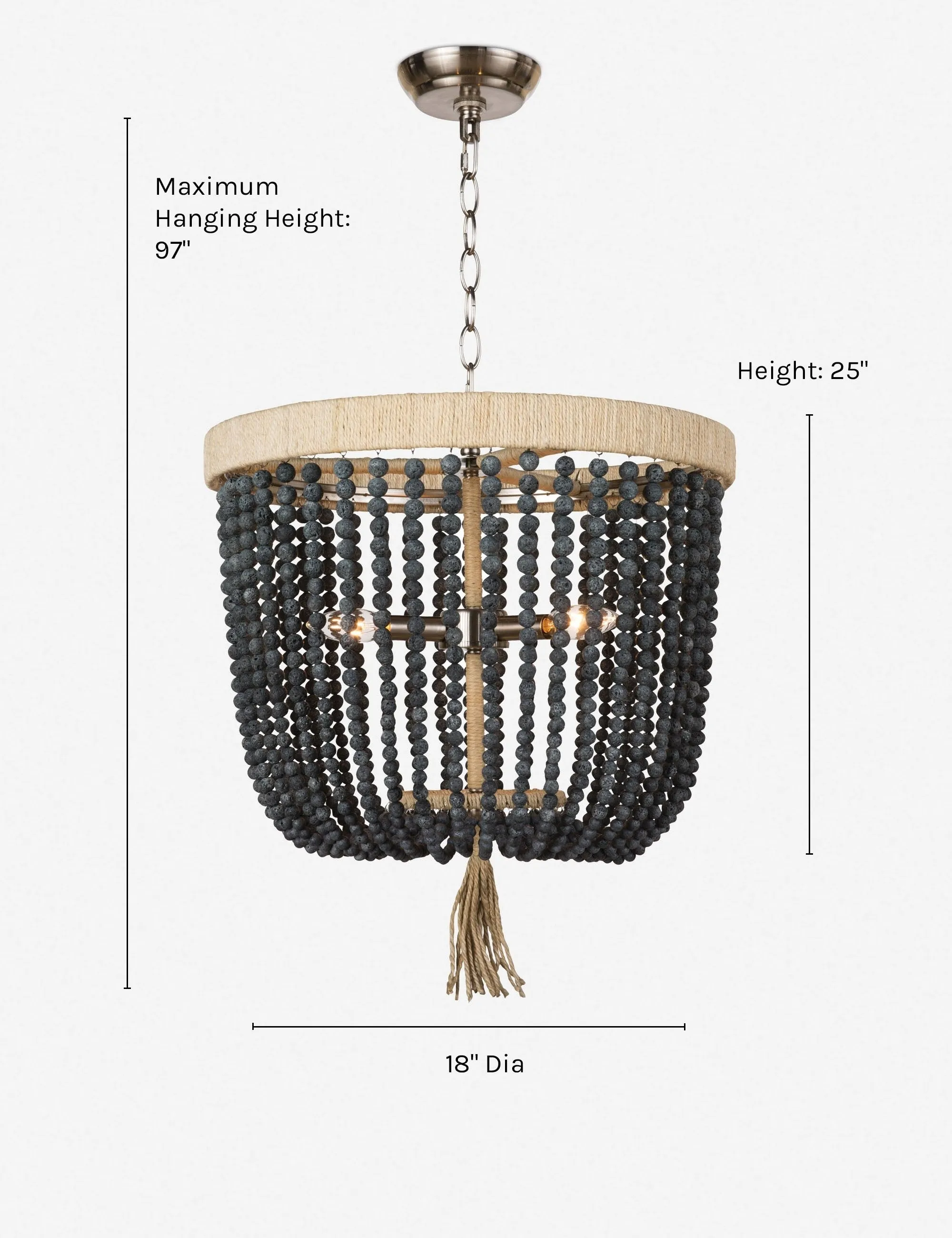 Milos Chandelier by Regina Andrew Lulu and Georgia