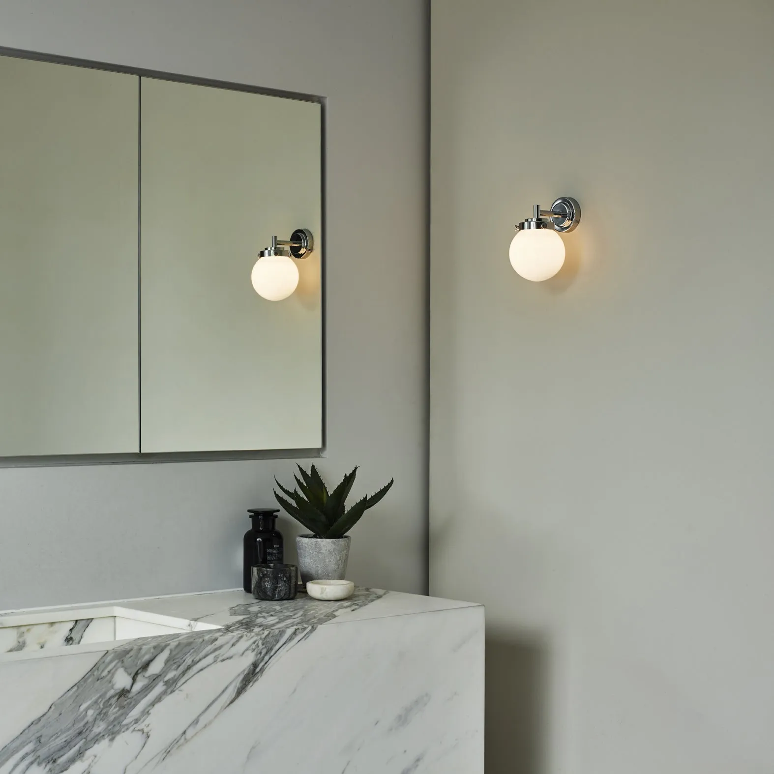 Mini Globe Wall Light