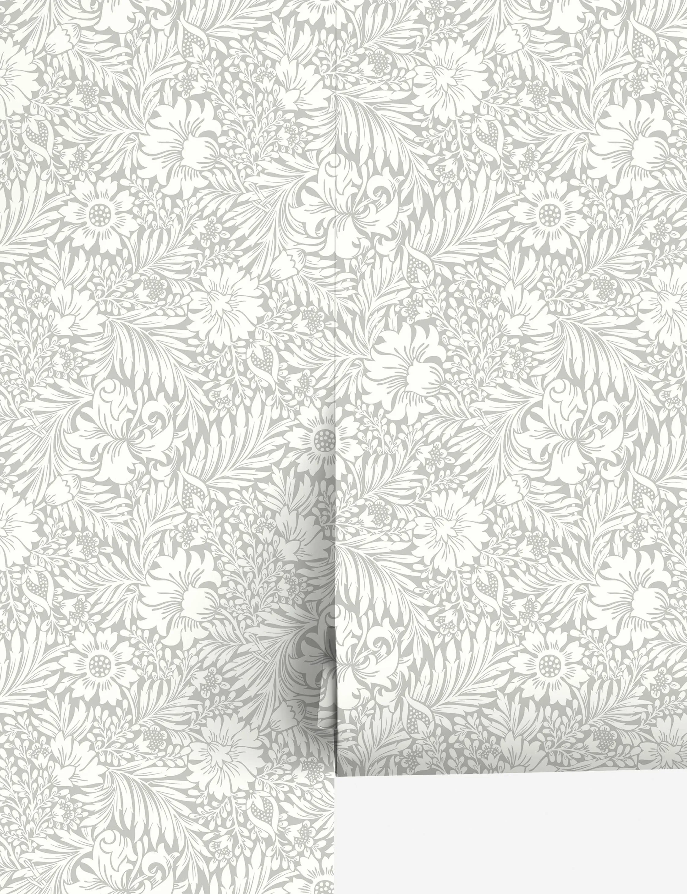 Modern Acanthus Peel   Stick Wallpaper by Erin & Ben Co. Lulu and Georgia