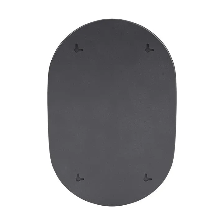 Montana Look Oval Mirror, Carbon Black