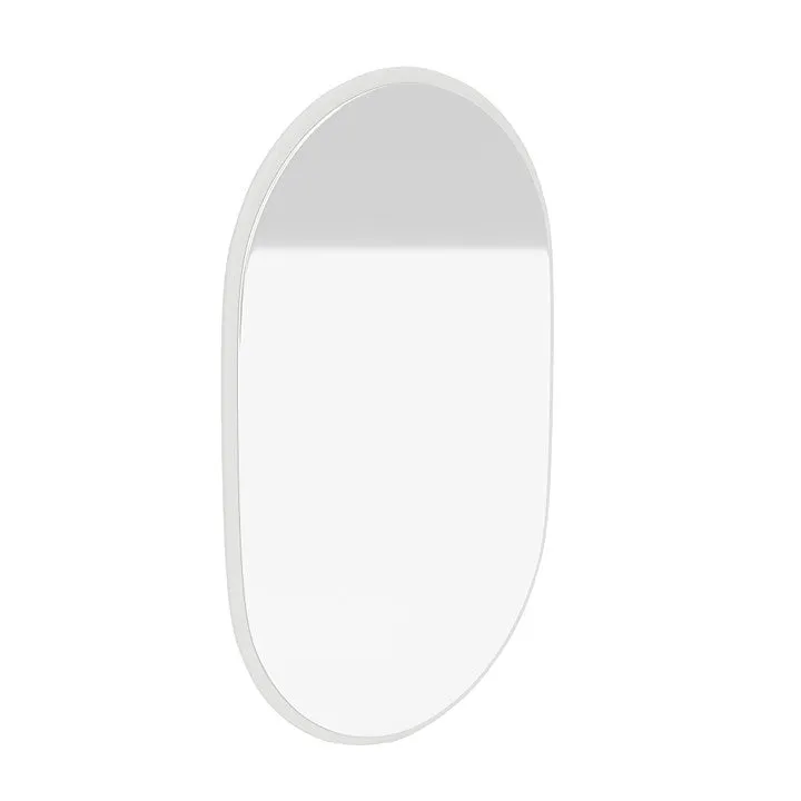Montana Look Oval Mirror, White