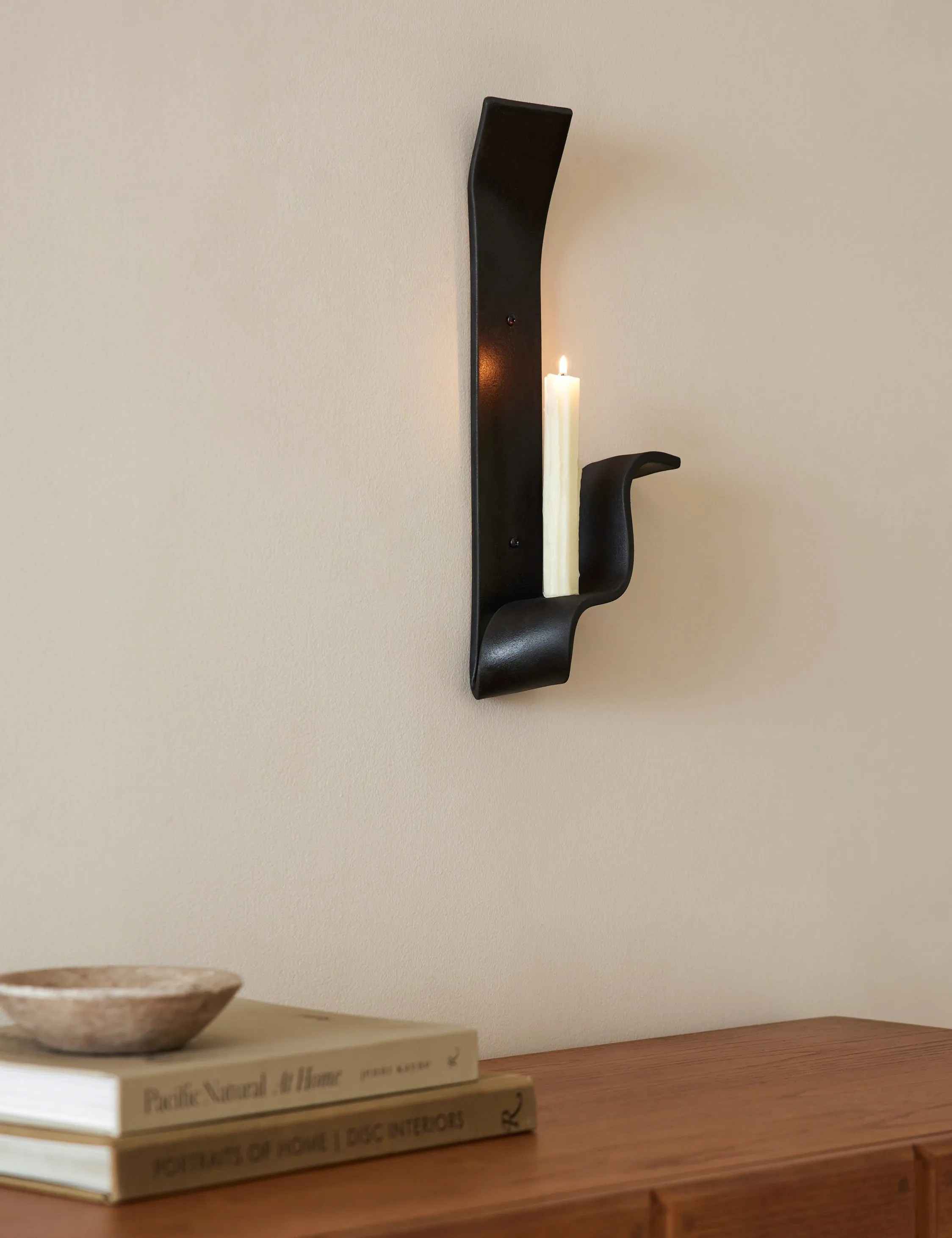 Moonara Candle Sconce by SIN Lulu and Georgia