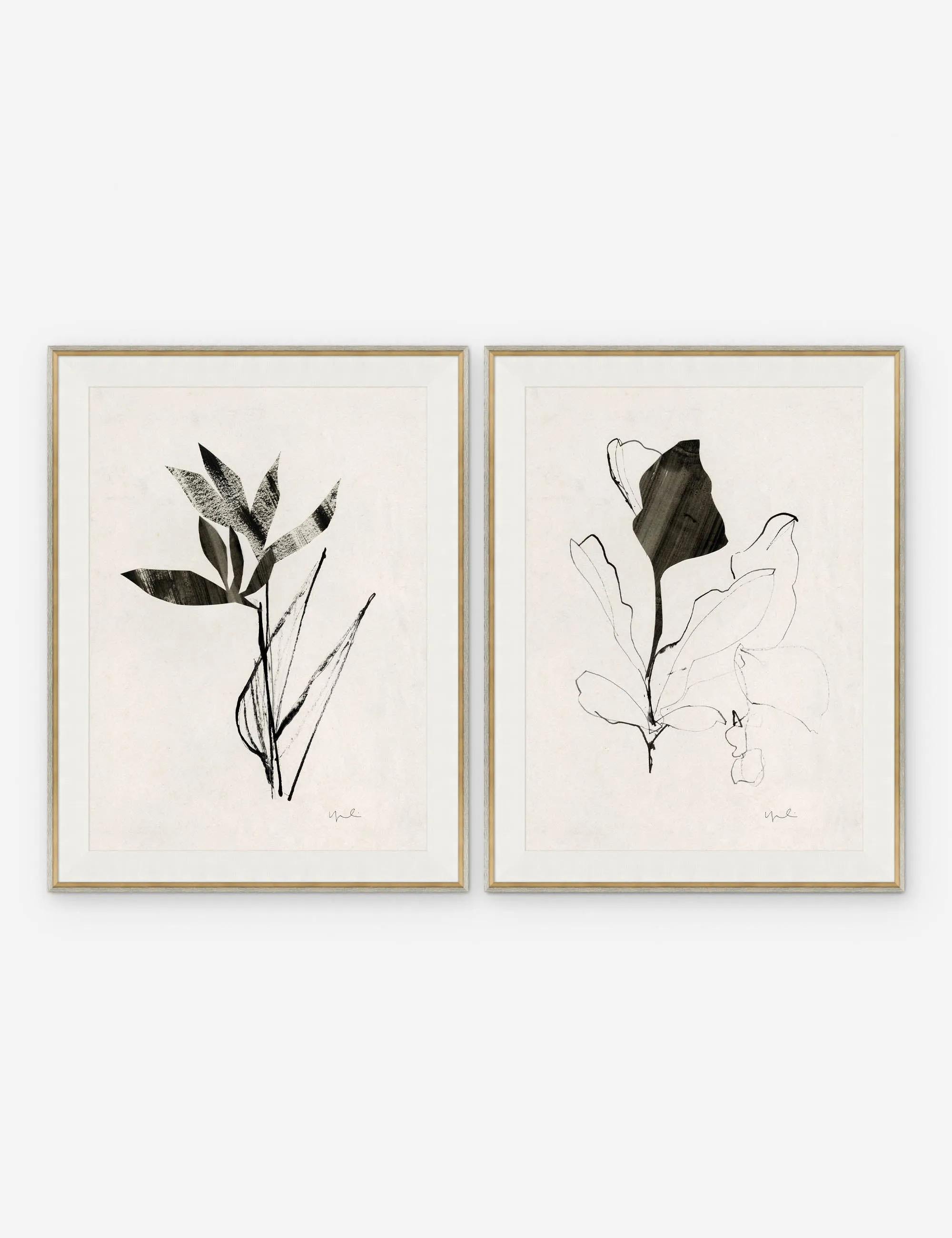 Noir I & II Print by Yuki Osada (Set of 2) Lulu and Georgia
