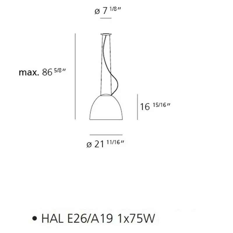 Nur Gloss Suspension Lamp