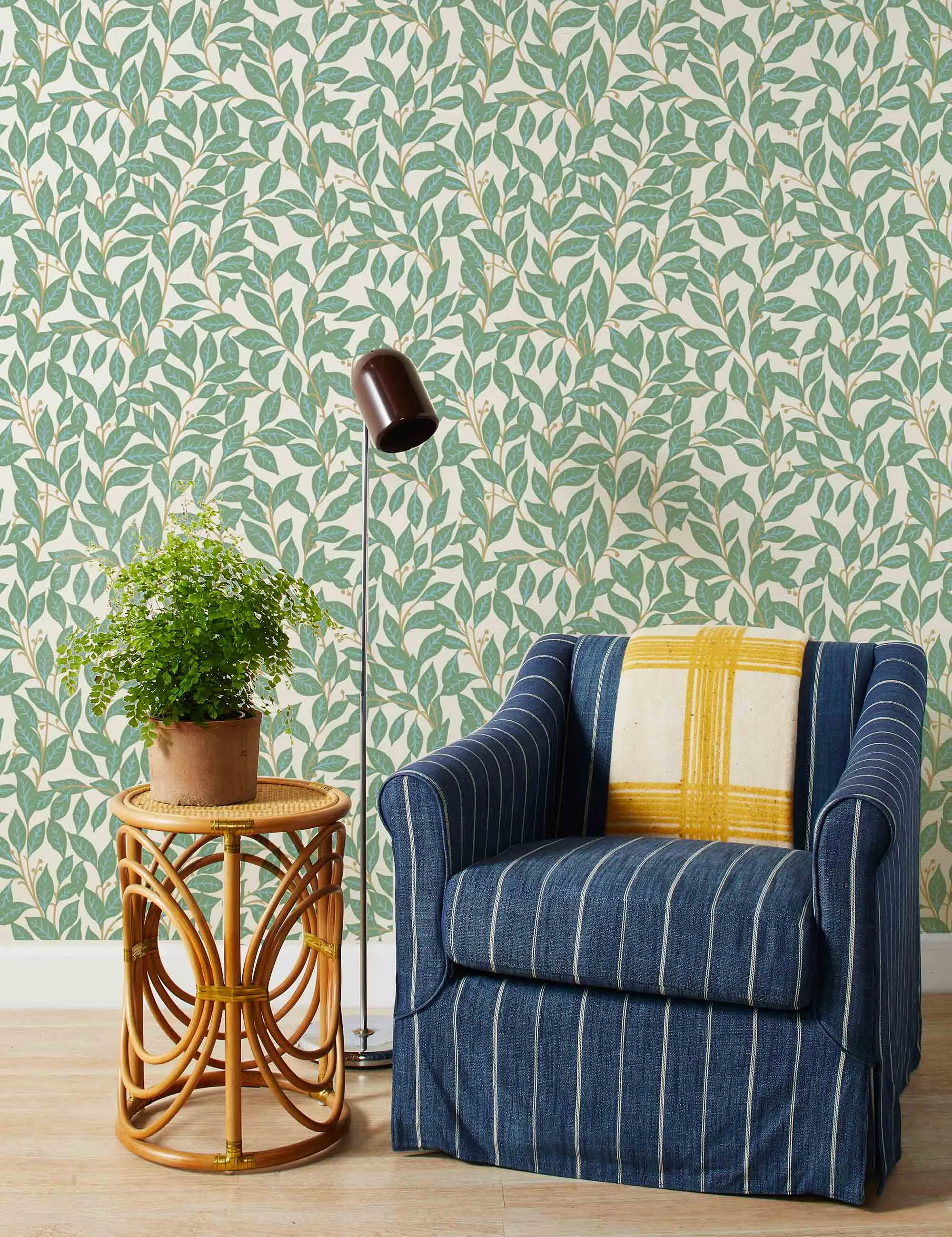 Orchard Leaves Wallpaper by Wallshoppe Lulu and Georgia