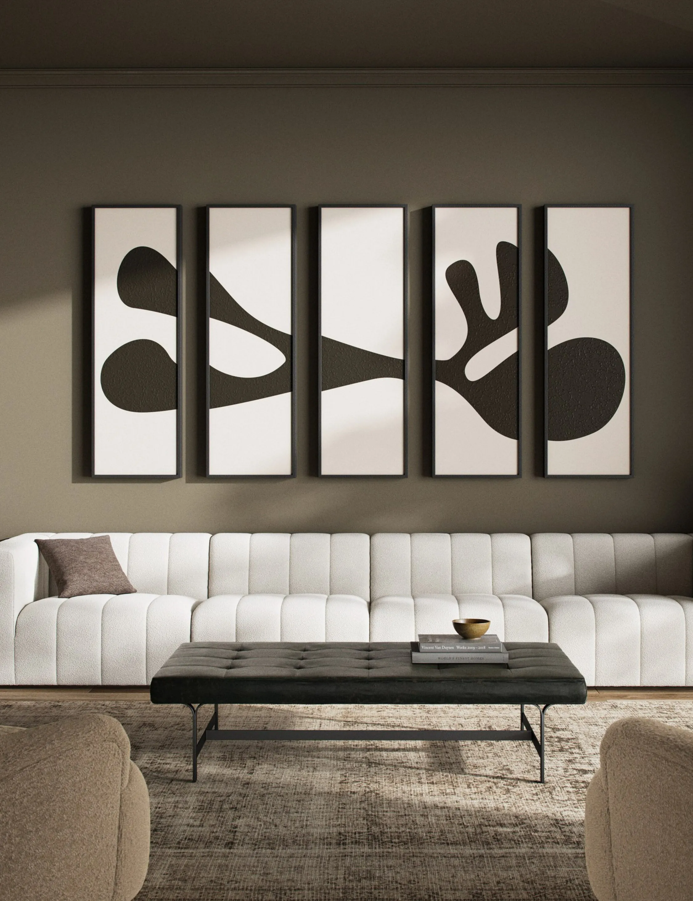 Organic Shape I Wall Art (Set of 5) by FHAS Inhouse Lulu and Georgia