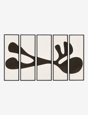 Organic Shape I Wall Art (Set of 5) by FHAS Inhouse Lulu and Georgia