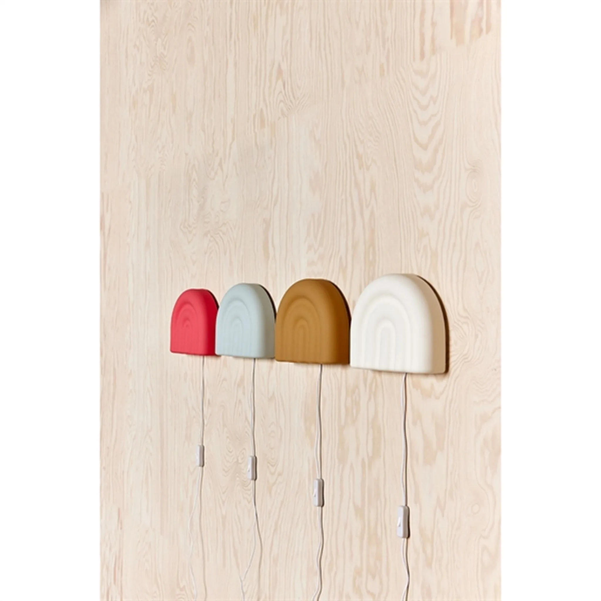 OYOY Rainbow Wall Lamp EU Cherry Red
