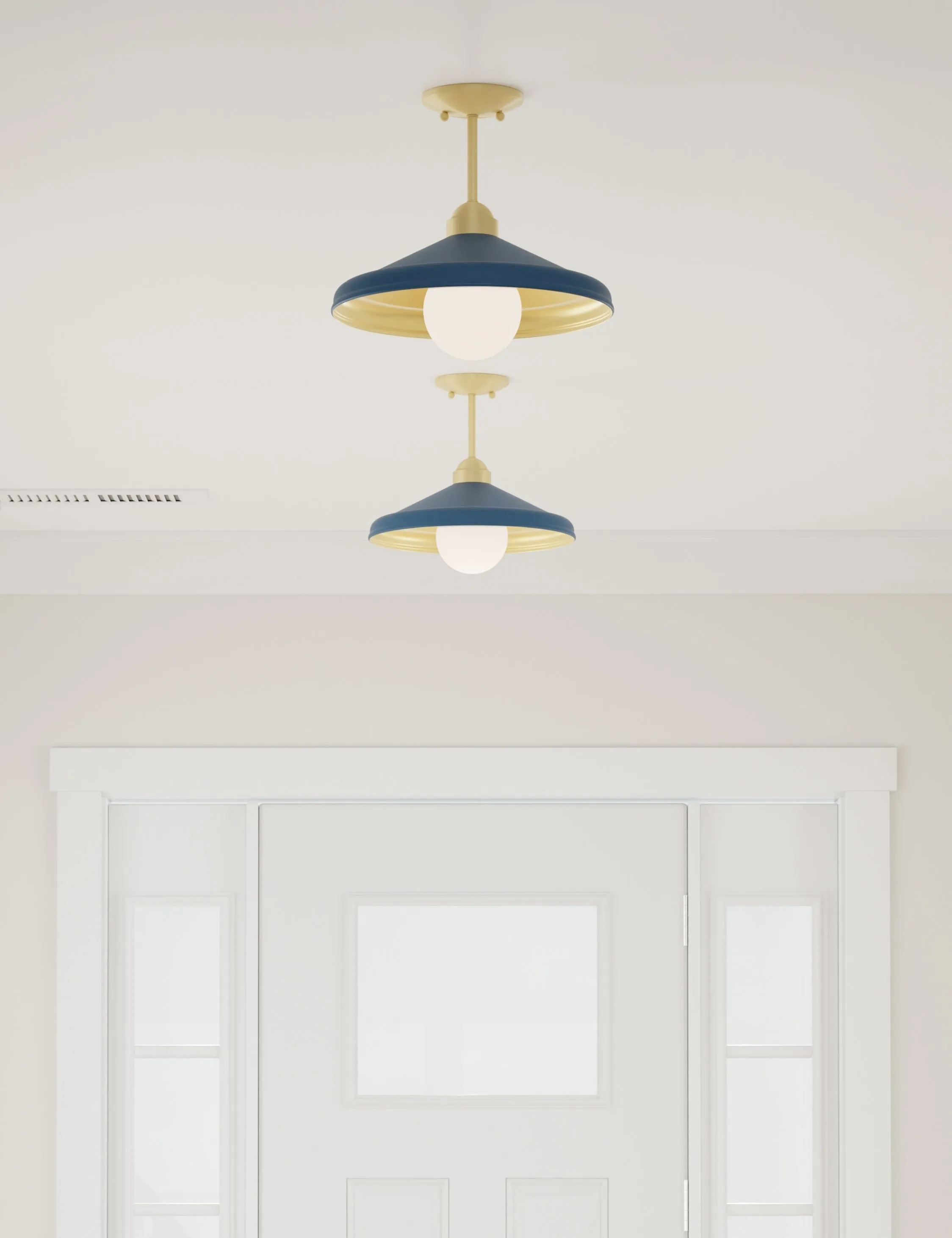 Parish Semi-Flush Mount Light Lulu and Georgia