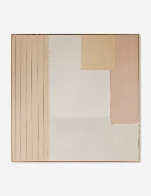Patchwork Blush Wall Art by Visual Contrast Lulu and Georgia