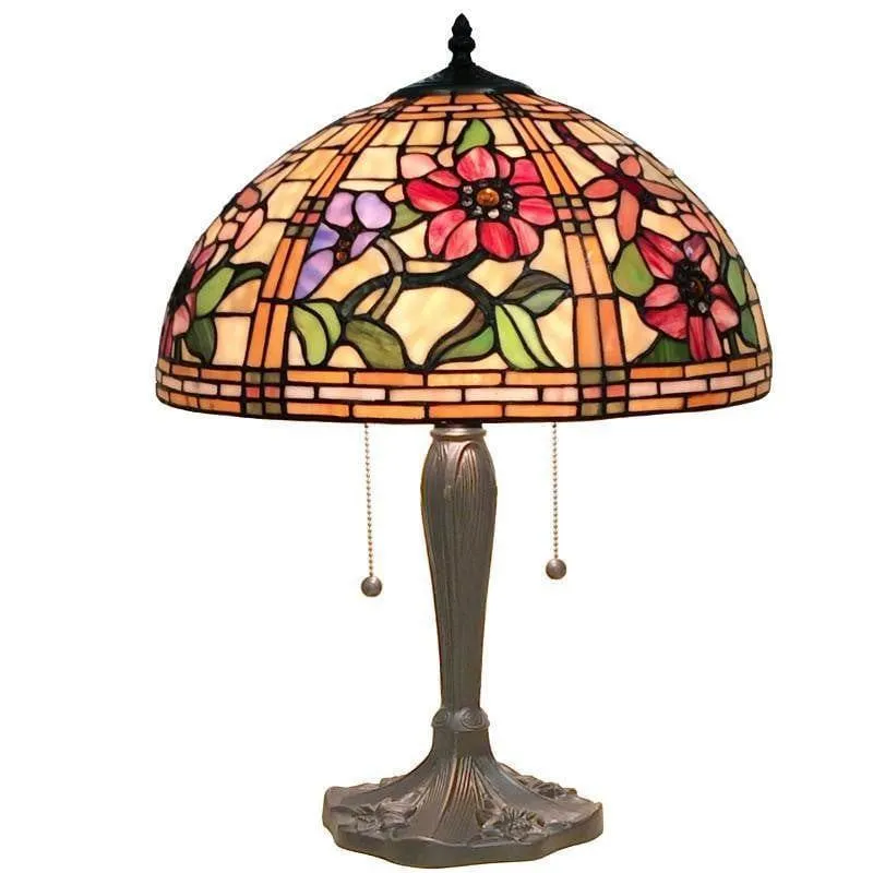 Pavot Tiffany Large Table Lamp - Tiffany Lighting Direct
