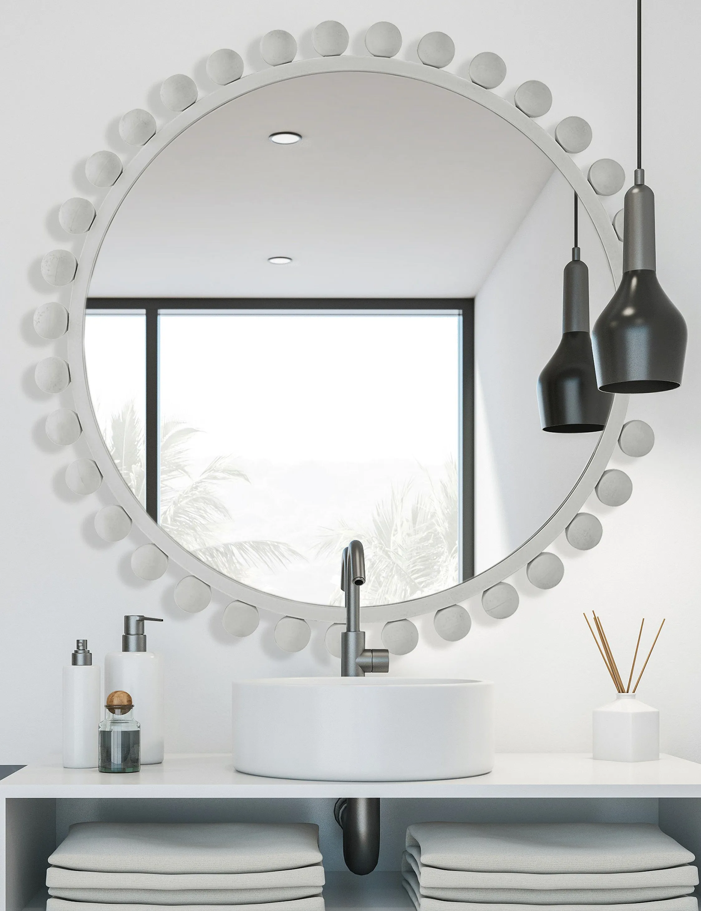 Pechet Round Mirror Lulu and Georgia