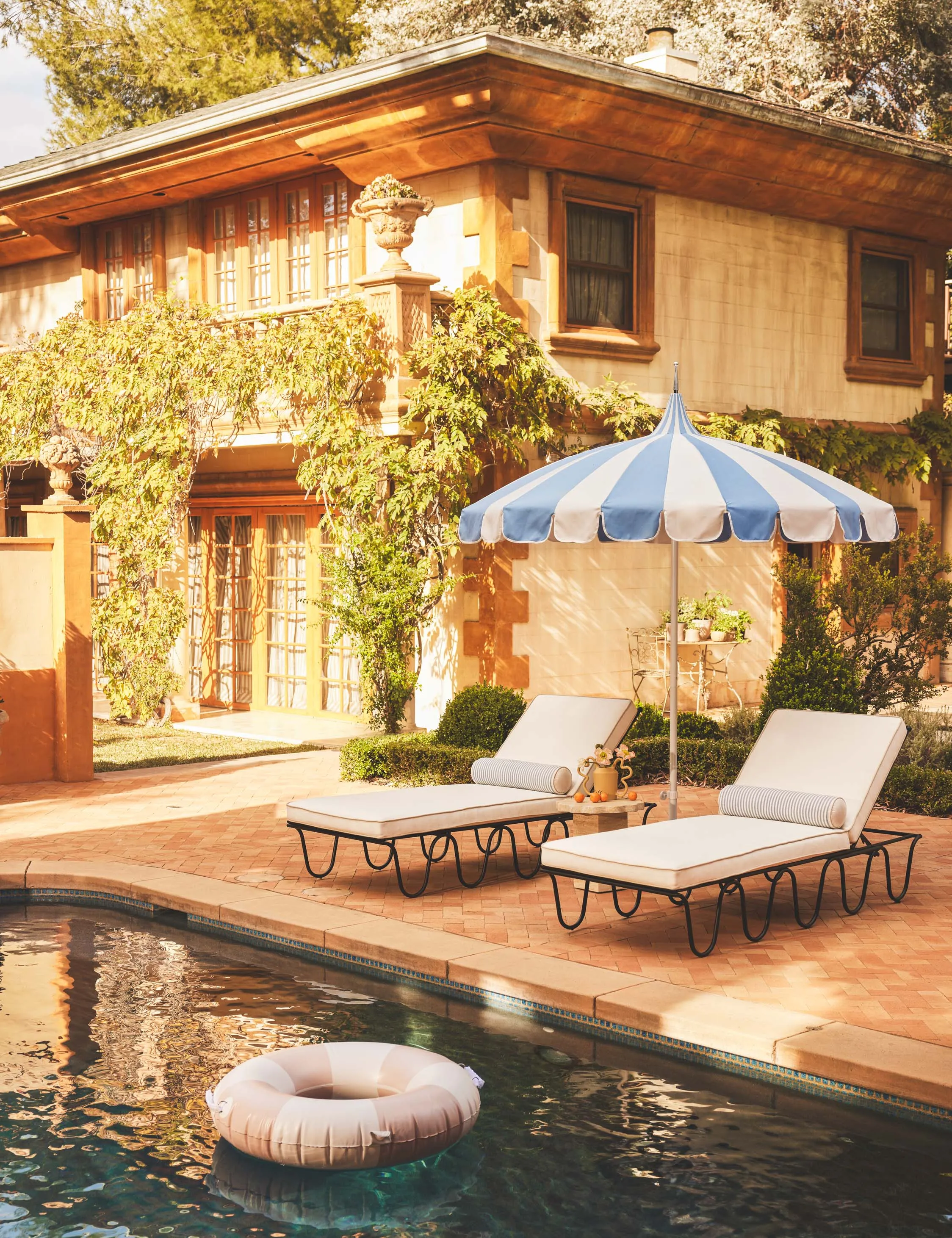 Peggy Outdoor Chaise by Sarah Sherman Samuel Lulu and Georgia