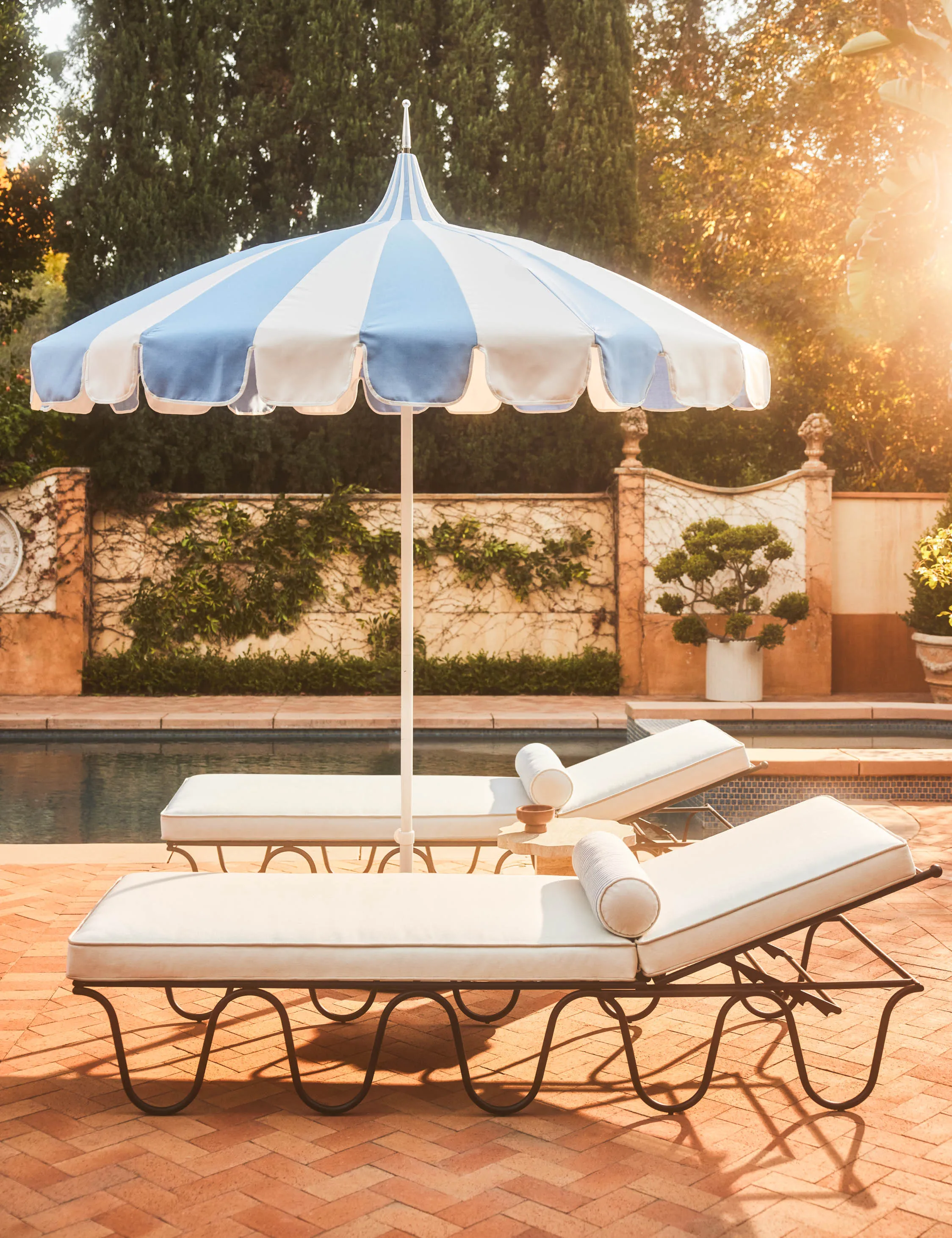 Peggy Outdoor Chaise by Sarah Sherman Samuel Lulu and Georgia