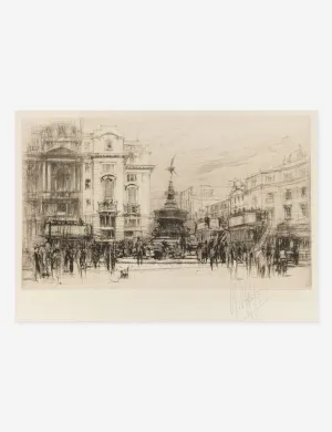 Piccadilly Circus (with Criterion Theatre) Print by William Walcot Lulu and Georgia