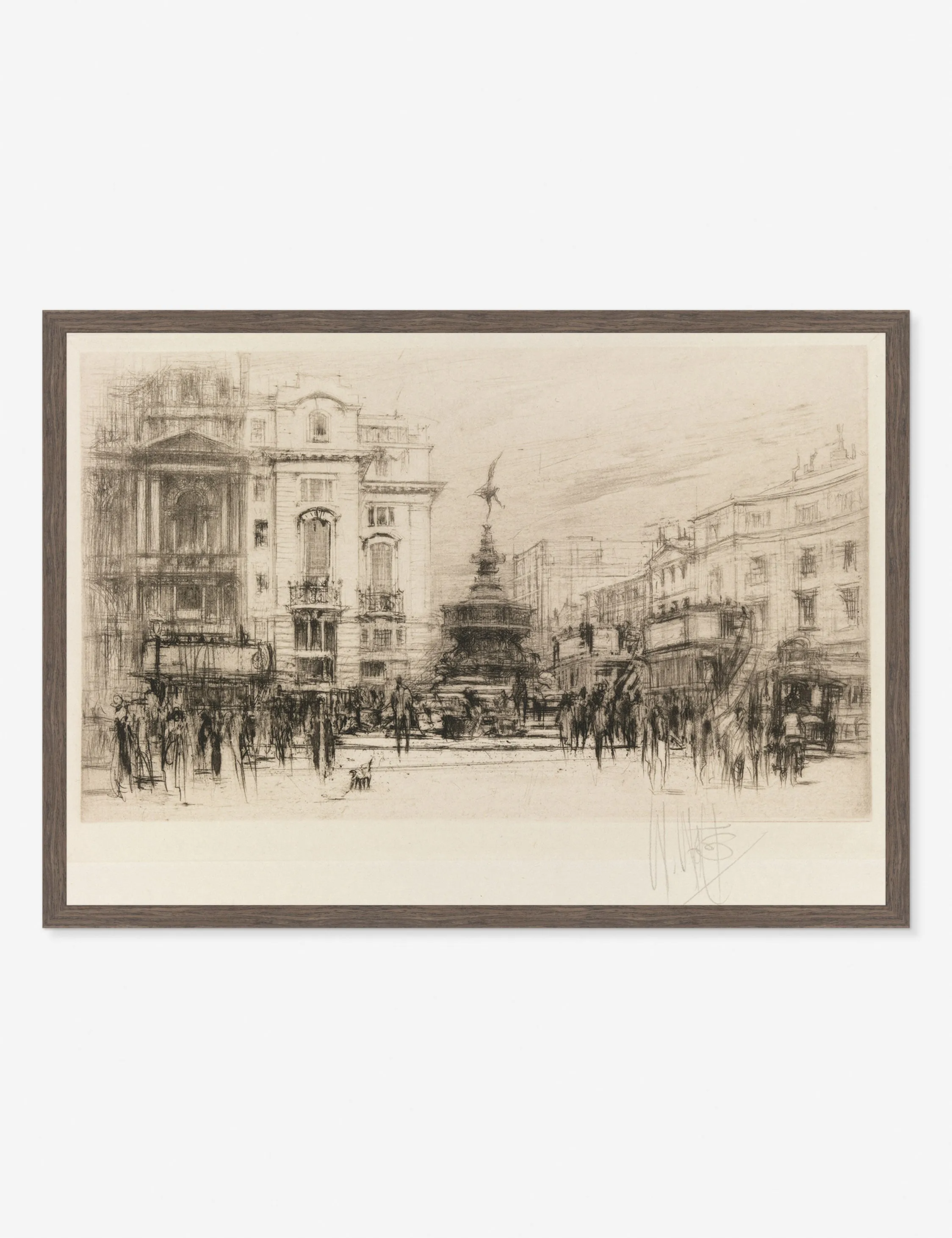 Piccadilly Circus (with Criterion Theatre) Print by William Walcot Lulu and Georgia